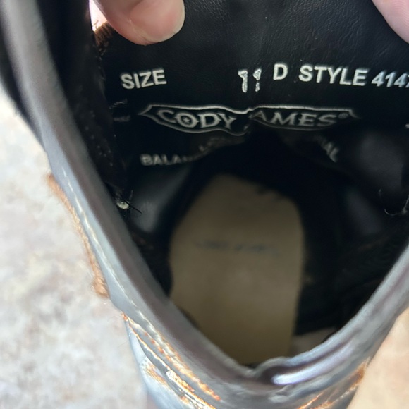 Cody James Style 41478 C Leather Cowboy Boots Youth size 11 - Picture 5 of 8